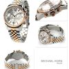 Montre femme Michael Kors Lexington réf. MK5735, chronographe quartz, boîtier 38 mm, acier inoxydable – troisième vue