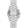 Montre femme Michael Kors Lexington 38 mm réf. MK7215, cadran bleu, bracelet acier – vue de trois-quarts