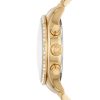 Montre femme Michael Kors Lexington 38 mm réf. MK7241, cadran blanc, bracelet acier – vue rapprochée