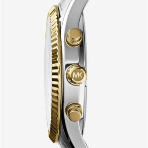 Montre femme Michael Kors Lexington réf. MK8344, chronographe quartz, boîtier 39 mm, acier inoxydable, verre minéral – deuxième vue
