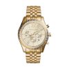Montre femme Michael Kors Lexington réf. MK8281, chronographe quartz, boîtier 45 mm, acier inoxydable – vue principale, Horlova Maroc