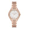 Montre femme Michael Kors Lexington Allure réf. MK7076, bracelet acier, mouvement quartz – vue de face | Horlova Maroc