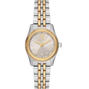 Montre femme Michael Kors Lexington réf. MK4815, cadran blanc, bracelet acier, mouvement quartz – vue de face | Horlova Maroc
