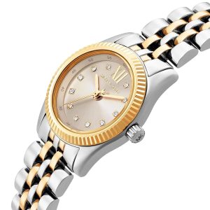 Montre femme Michael Kors Lexington réf. MK4815, cadran blanc, bracelet acier – détail du bracelet
