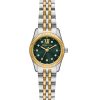 Montre femme Michael Kors Lexington réf. MK4986, cadran vert, bracelet acier, mouvement quartz – vue de face | Horlova Maroc