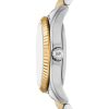 Montre femme Michael Kors Lexington réf. MK4986, cadran vert, bracelet acier – vue de trois-quarts