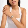 Montre femme Michael Kors Lexington réf. MK4987, mouvement quartz, acier inoxydable – vue principale, Horlova Maroc