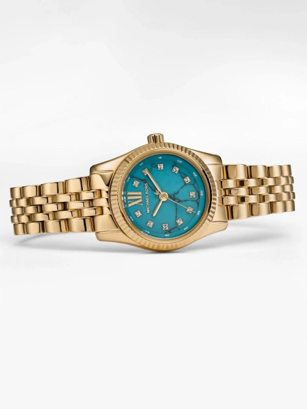 Montre femme Michael Kors Lexington Pavé réf. MK4813, mouvement quartz, boîtier 26 mm, acier inoxydable – troisième vue