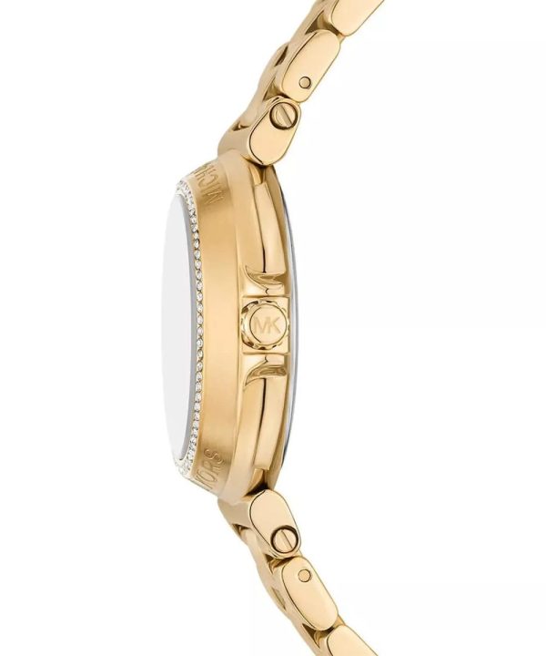 Montre femme Michael Kors Maren réf. MK7516, mouvement quartz, boîtier 33 mm, acier inoxydable – troisième vue