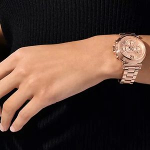 Montre femme Michael Kors Maren réf. MK7494, mouvement quartz, boîtier 40 mm, acier inoxydable – vue principale, Horlova Maroc