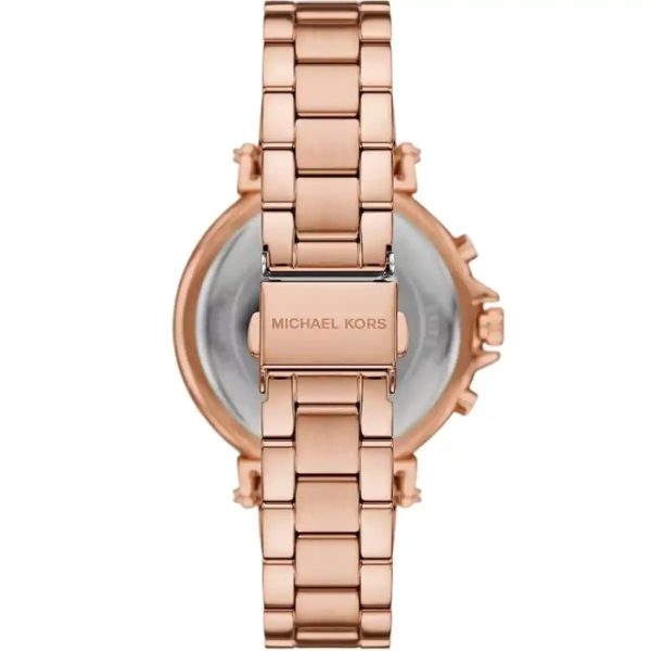 Montre femme Michael Kors Maren réf. MK7494, mouvement quartz, boîtier 40 mm, acier inoxydable – troisième vue