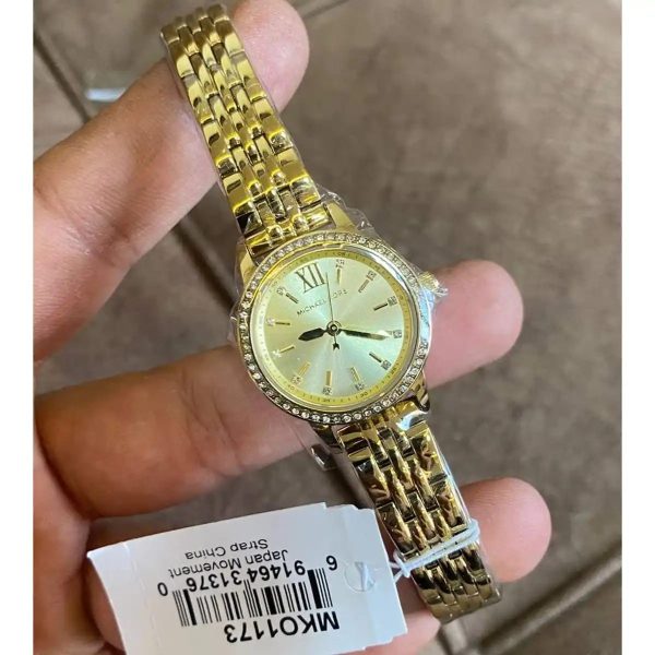 Montre femme Michael Kors Melissa réf. MKO1173, mouvement quartz, boîtier 26 mm, acier inoxydable – vue principale, Horlova Maroc