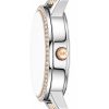 Montre femme Michael Kors Melissa 35 mm réf. MKO1117, cadran argenté, bracelet acier – autre angle