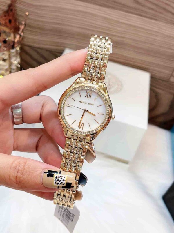Montre femme Michael Kors Mindy réf. MK7078, mouvement quartz, boîtier 36 mm, acier inoxydable – deuxième vue