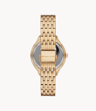 Montre femme Michael Kors Mindy réf. MK7078, mouvement quartz, boîtier 36 mm, acier inoxydable – quatrième vue