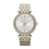 Montre femme Michael Kors réf. MK3215, cadran argenté, bracelet acier – vue de trois-quarts