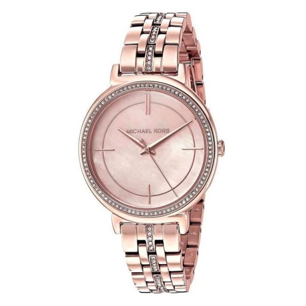 Montre femme Michael Kors réf. MK3643, mouvement quartz, acier inoxydable – vue principale, Horlova Maroc
