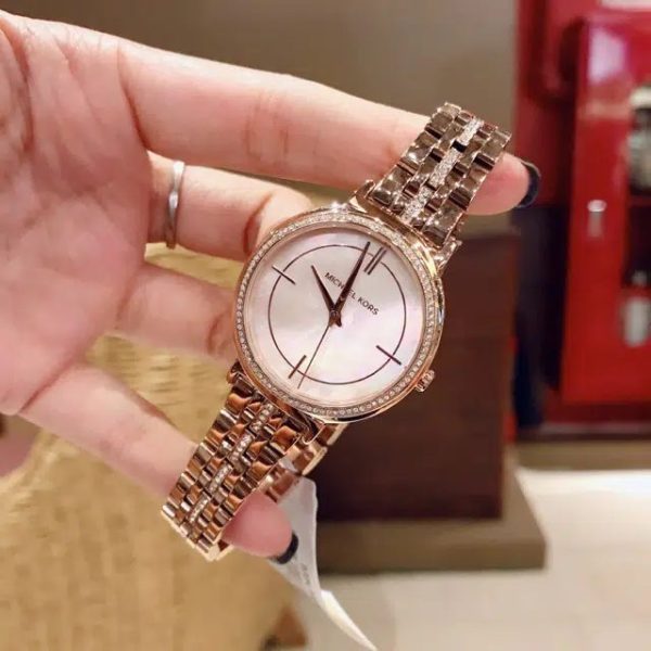 Montre femme Michael Kors réf. MK3643, mouvement quartz, acier inoxydable – deuxième vue – Horlova Maroc