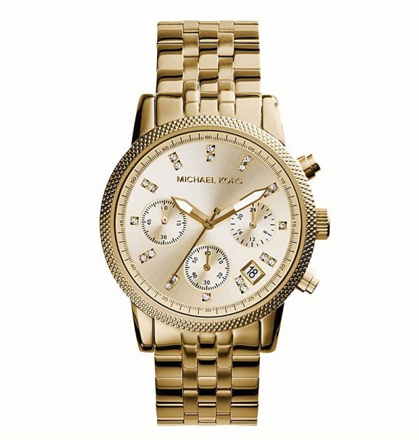 Montre femme Michael Kors réf. MK5676, bracelet acier, mouvement quartz, montre-bracelet Michael Kors originale – autre angle