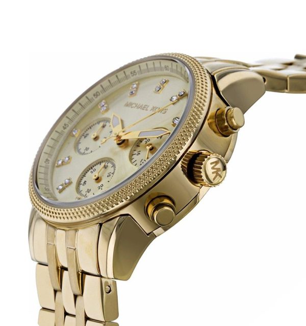 Montre femme Michael Kors réf. MK5676, bracelet acier, mouvement quartz, montre-bracelet Michael Kors originale – vue rapprochée