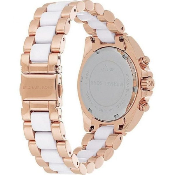 Montre femme Michael Kors réf. MK5907, mouvement quartz, acier inoxydable – quatrième vue – Horlova Maroc