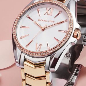 Montre femme Michael Kors réf. MK6686, mouvement quartz, acier inoxydable – vue principale, Horlova Maroc