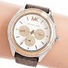 Montre femme Michael Kors réf. MK7205, mouvement quartz, cuir – vue principale, Horlova Maroc