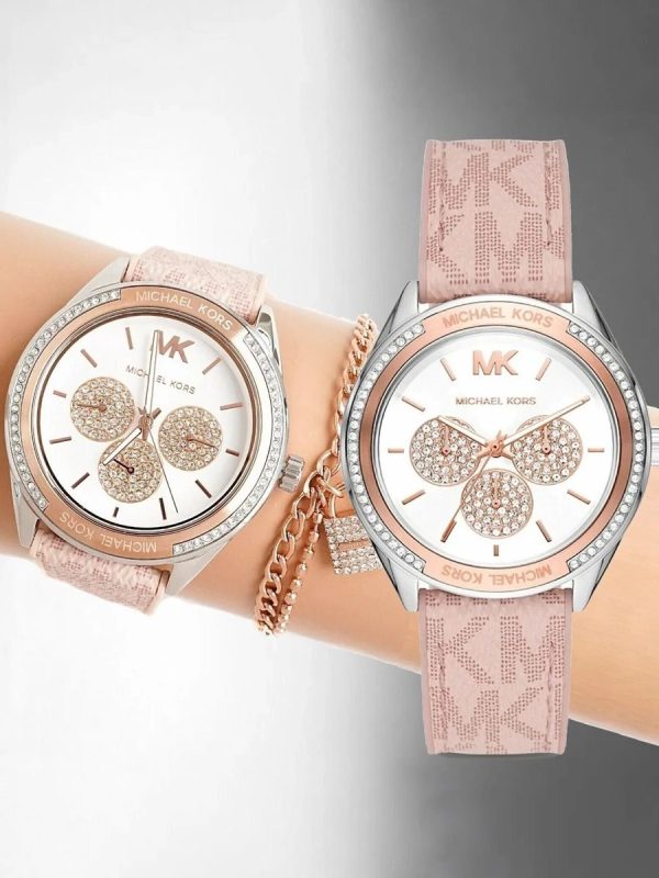 Montre femme Michael Kors réf. MK7206, mouvement quartz, acier inoxydable – troisième vue – Horlova Maroc