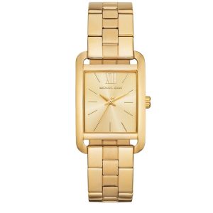 Montre femme Michael Kors Monroe 27 mm réf. MK1031, cadran champagne, bracelet acier, mouvement quartz – vue de face | Horlova Maroc