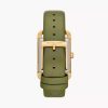 Montre femme Michael Kors Monroe réf. MKO1028, boîtier 27 mm, acier inoxydable, cuir, verre minéral – troisième vue