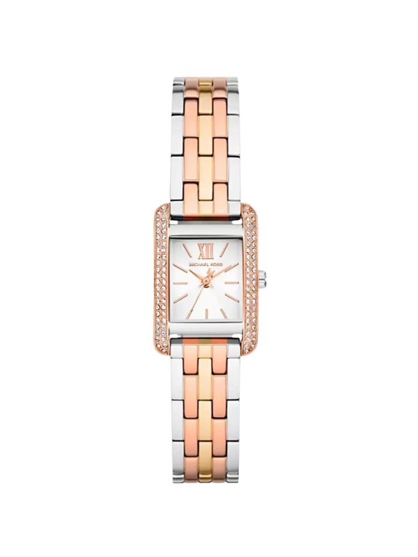 Montre femme Michael Kors Monroe 32 mm réf. MK01146, cadran blanc, mouvement quartz – vue de face | Horlova Maroc