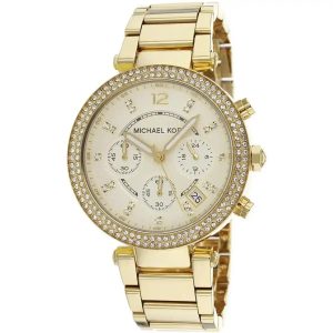 Montre femme Michael Kors Parker réf. MK5354, mouvement quartz, boîtier 39 mm – vue principale, Horlova Maroc