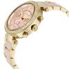 Montre femme Michael Kors Parker 39 mm réf. MK6326, cadran rose, bracelet acier – vue rapprochée