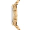 Montre femme Michael Kors Parker 39 mm réf. MK6659, cadran doré, mouvement quartz – vue de trois-quarts