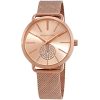 Montre femme Michael Kors Portia 36.5 mm réf. MK3845, cadran rose, bracelet acier – vue de trois-quarts