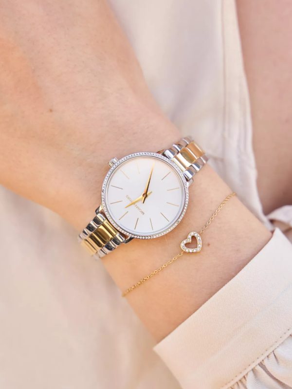 Montre femme Michael Kors Pyper réf. MK1041, mouvement quartz, boîtier 32 mm, acier inoxydable – vue principale, Horlova Maroc