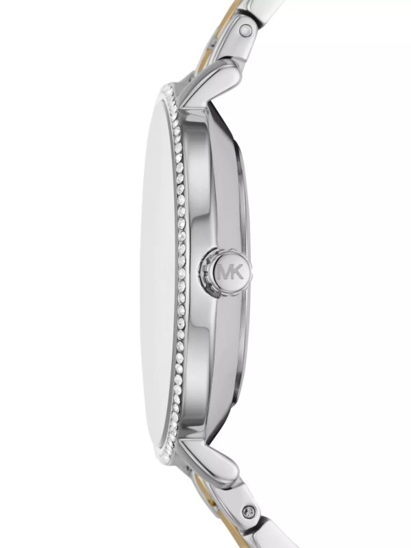 Montre femme Michael Kors Pyper réf. MK1041, mouvement quartz, boîtier 32 mm, acier inoxydable – troisième vue
