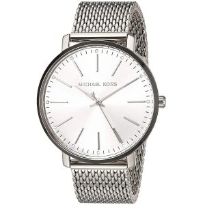 Montre femme Michael Kors Pyper 38 mm réf. MK4338, bracelet maille milanaise – vue de trois-quarts