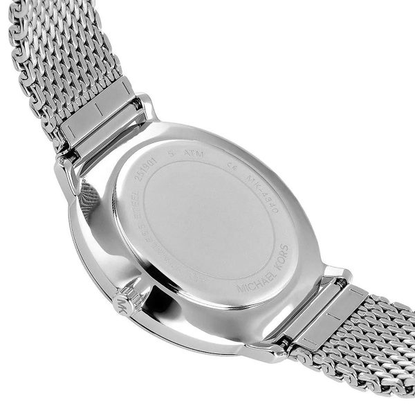 Montre femme Michael Kors Pyper 38 mm réf. MK4338, bracelet maille milanaise – vue rapprochée