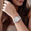 Montre femme Michael Kors Ritz Brillance réf. MK6938, mouvement quartz, boîtier 41 mm, acier inoxydable – vue principale, Horlova Maroc