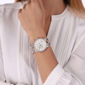 Montre femme Michael Kors Ritz Brillance réf. MK6938, mouvement quartz, boîtier 41 mm, acier inoxydable, étanche 100 m – deuxième vue