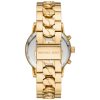 Montre femme Michael Kors Ritz Glamour Pavé 41 mm réf. MK6937, cadran doré, mouvement quartz – autre angle