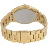 Montre femme Michael Kors Runway 42 mm réf. MK3179, cadran doré, bracelet acier – vue de trois-quarts