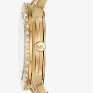 Montre femme Michael Kors Runway Surdimensionnée réf. MK6999, mouvement quartz, boîtier 40 mm, acier inoxydable – deuxième vue