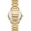 Montre femme Michael Kors Sage 38 mm réf. MK4805, cadran blanc, bracelet acier – vue de trois-quarts