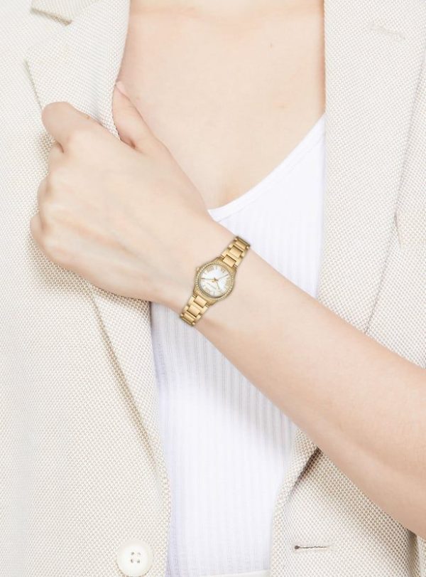 Montre femme Michael Kors Sage Féminité réf. MK4822, mouvement quartz, boîtier 31 mm, acier inoxydable – troisième vue