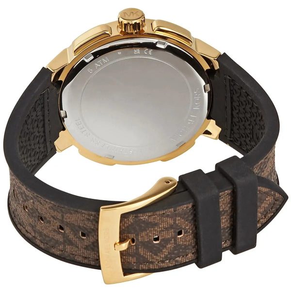 Montre femme Michael Kors Sydney réf. MK6948, mouvement quartz, boîtier 42 mm, silicone – quatrième vue