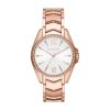 Montre femme Michael Kors Whitney Rose Gold 38 mm réf. MK6694, cadran blanc, bracelet acier – vue rapprochée