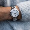 Montre femme Tissot réf. T1019171111600, chronographe quartz, boîtier 38 mm, acier inoxydable, verre saphir – vue principale, Horlova Maroc