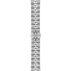 Montre femme Tissot Ballade 34 mm réf. T156.210.11.351.00, cadran bleu – détail du bracelet